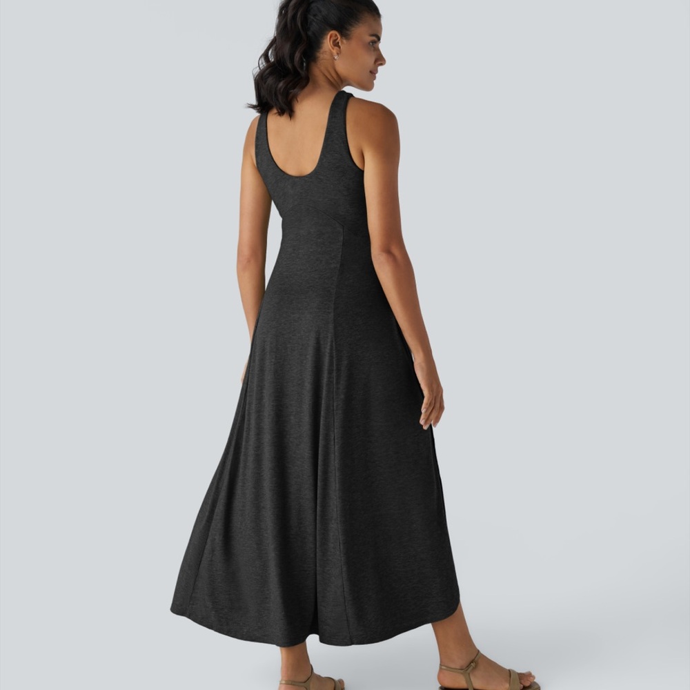 HALARA Dark Gray Maxi Dress - Picture 4 of 5